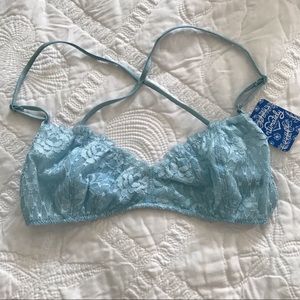 Free People light blue bra XS